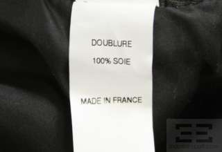 Frederic Molenac Black Leather Studded Sleeveless Top Size 38  