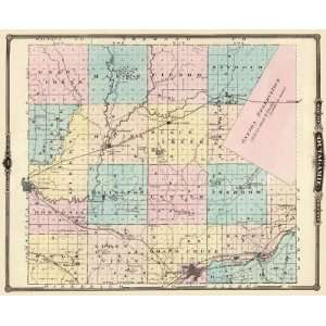    OUTAGAMIE COUNTY WISCONSIN (WI) LANDOWNER MAP 1878