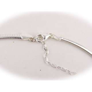 OMEGA Oval 925 Sterling Silver 16 18 Necklace ITALY  