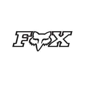  Fox Racing FheadX TDC Sticker 6 Black: Automotive