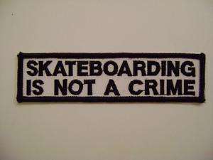 Santa Cruz Skateboarding Is Not A Crime Patch 5.25  