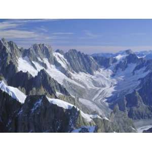 Mont Blanc Range Near Chamonix, French Alps, Haute Savoie 