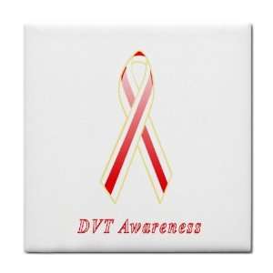  DVT Awareness Ribbon Tile Trivet: Everything Else