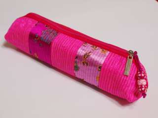 Korean Traditional Pencil Case Pouch Korea Hot Pink  