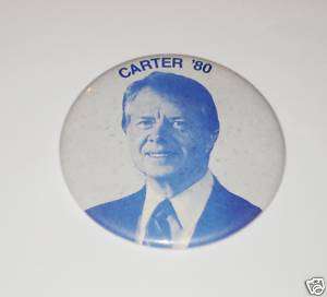 JIMMY CARTER Pin pinback badge button Campaign 1980  