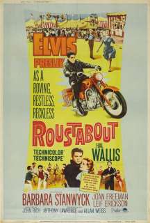 Roustabout 27 x 40 Movie Poster , Elvis Presley, B  