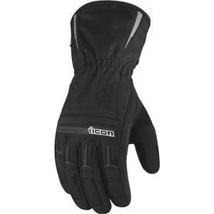  Icon PDX Waterproof Gloves Black: Automotive