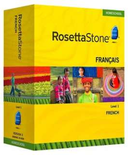 Rosetta Stone Homeschool Version 3 French Level 1 with Audio 
