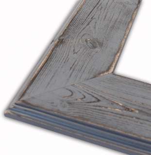 Ashley Slate Blue Picture Frame Solid Wood  