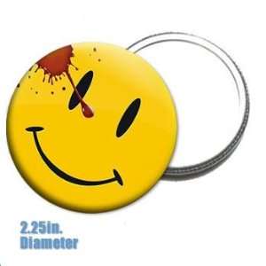  Watchmen Smiley Face Pocket Mirror 2.25 inches in Diameter 