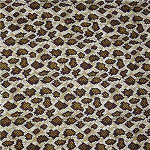 FabriQuilt Cotton Fabric Brown Snakeskin Pattern, Fat Quarters  
