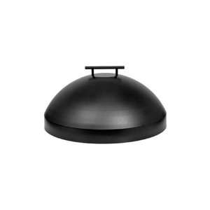   Round Burner 20 Fire Pit Cover Black Suede Finish Patio, Lawn