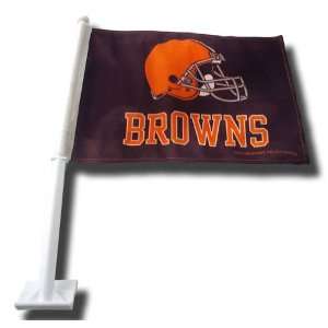 Cleveland Browns Car Flag: Sports & Outdoors