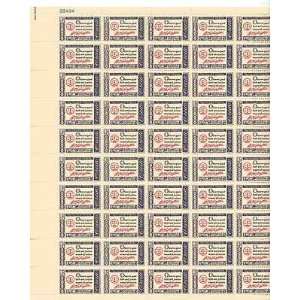 : Washingtons Farewell Speech Sheet of 50 x 4 Cent US Postage Stamps 