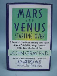 Mars and Venus Starting over by John Gray (1998, Har 9780060175986 
