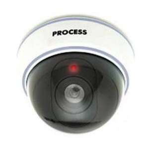    Dummy Dome Camera with Blinking Red LED (White)