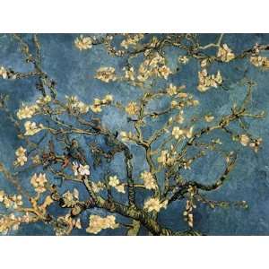 Blossoming Almond Tree, Saint Remy, c.1890 HIGH QUALITY MUSEUM WRAP 