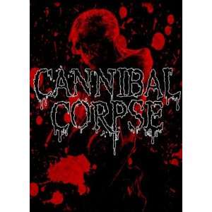  Cannibal Corpse Red Skull Textile Flag Poster