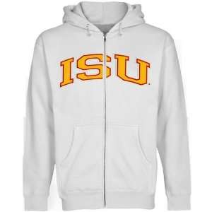  NCAA Iowa State Cyclones White Arch Applique Midweight 