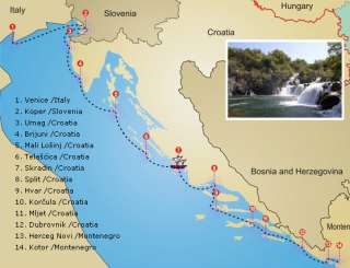 The best of Adriatic; Venice, Croatia & Montenegro private cruise 