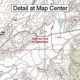  USGS Topographic Quadrangle Map   Eagle Eye Peak, New 