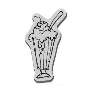    Stampendous Cling Rubber Stamp Ice Cream Float: Home & Kitchen
