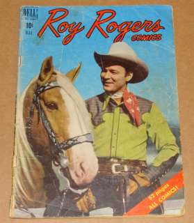 Roy Rogers Comics No. 27 Golden Age Western Comic Dell  