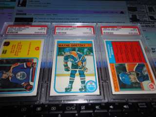 Wayne Gretzky 1982 OPC PSA LOT 106, 99, 235 w/ 2 PSA 9  