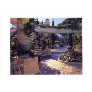  Bellagio Garden Howard Behrens. 36.00 inches by 24.00 