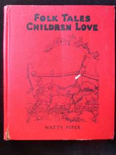 Folk Tales Children Love Watty Piper Easter Rabbit 1955  