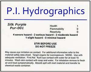 Silk Purple Water Based Paint Water Transfer Printing Hydrographics 1 