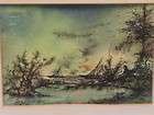 esther hirsch pen ink water color shoreline landscape drawing returns