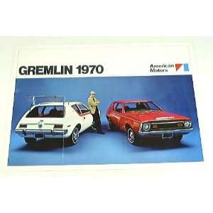  1970 70 AMC American Motors GREMLIN BROCHURE Everything 