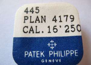 PATEK PHILIPPE 16 250 WATCH SET BRIDGE PART 445  