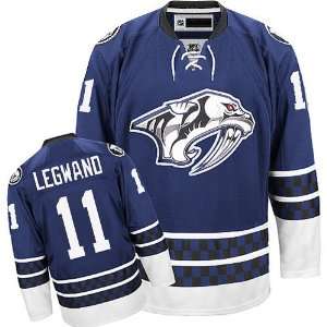 NHL Gear   David Legwand #11 Nashville Predators Third Blue Jersey 