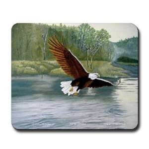  American Bald Eagle Flight Art Mousepad by CafePress 