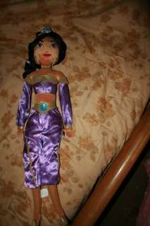 Large Disney Store Plush Rag Doll Aladdin Jasmine  