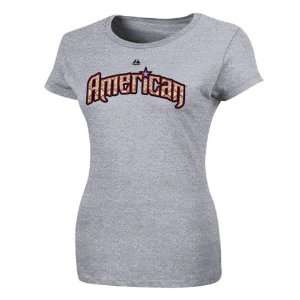  American League 2011 All Star Game Womens T Shirt Steel 