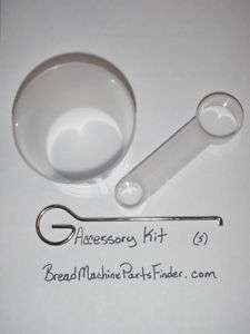 Admiral Bread Machine Accessory Kit Measuring Cup Spoon  