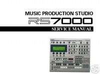 Yamaha Service Manual for RS7000 Advanced Sequencer  