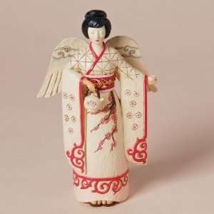  Enesco Jim Shore Heartwood Creek Japanese Angel Figurine 