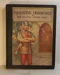 1935 QUENTIN DURWARD by Sir Walter Scott C. BOSSERON CHAMBERS ART 