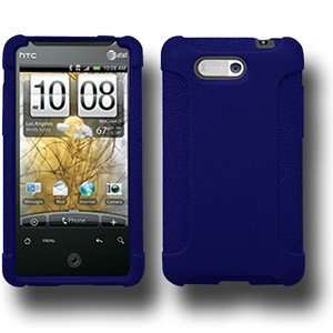 New High Quality Amzer Silicone Skin Jelly Case Blue For Htc Aria Easy 