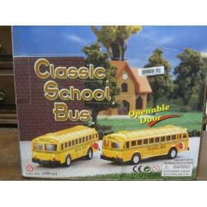 School Bus Diecast 5 Inch with Adjustable Stop Sign 2000 
