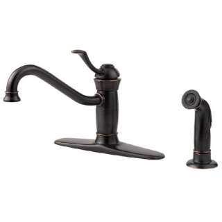 Price Pfister Wakely Tuscan Bronze Kitchen Faucet  