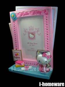 Hello Kitty Figure Graduation 4x6 Photo Picture 4R Stand Display 