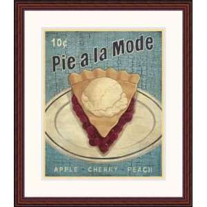  Pie a la Mode by Louise Max   Framed Artwork