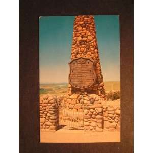   Monument, Hwy 87 Wyoming 50s Postcard not applicable Books