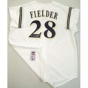  Prince Fielder Signed Jersey   Replica: Sports & Outdoors