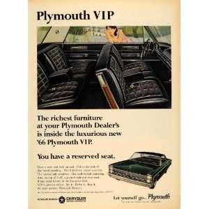   Chrysler Motors Corp VIP Car   Original Print Ad